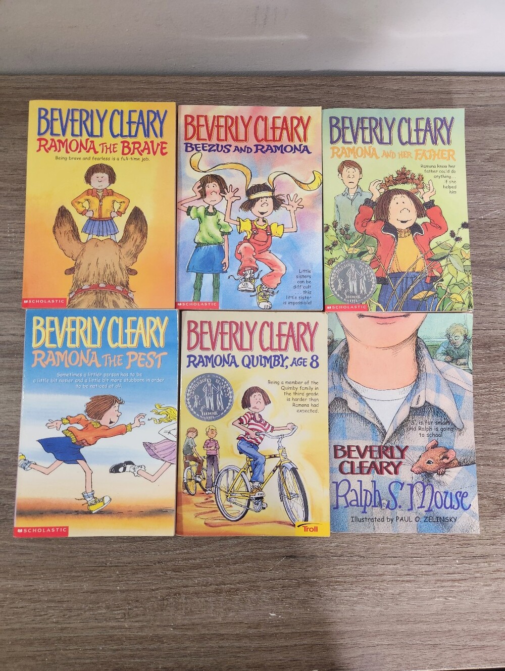 Beverly Cleary Juvenile Chapter Ramona Books Lot